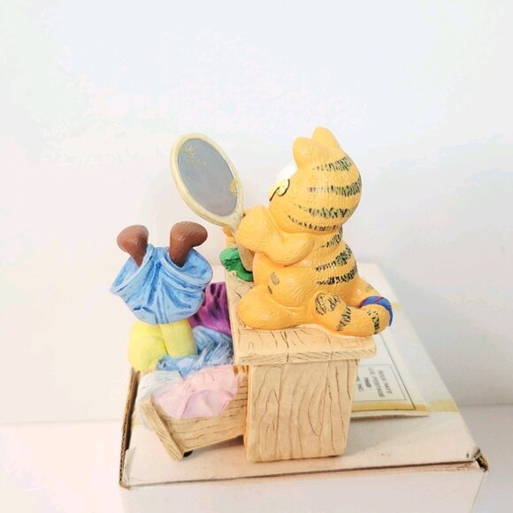 Vtg Garfield By Jim Davis Here's Looking at Me The Danbury Mint - Picture 3 of 6